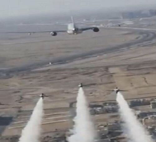 واکنش عربستان به خبر اسکورت هواپیمای پادشاه سعودی با جنگنده + عکس